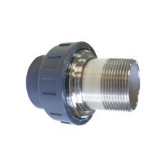 Jungtys PVC THREADED STEEL UNION